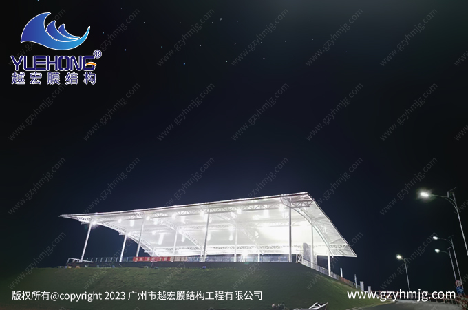 廣東湛江核電站膜結構頂棚案例